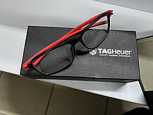 Дизайнерські окуляри TAG Heuer TH 3952 004 Gr 58/16 у чорно-червоному кольорі НОВІ!!!