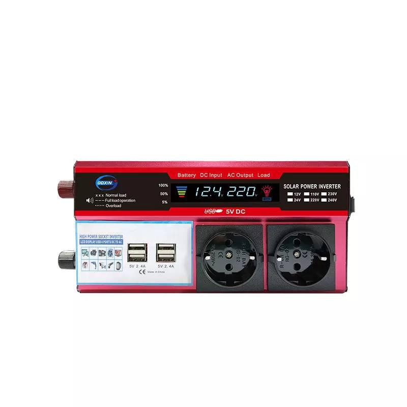 Інвертор напруги DOXIN DDB-1000W (1000 Вт, 12В/220В)