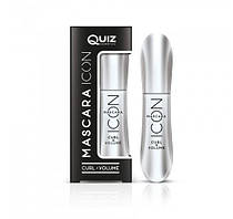 Туш для вій ICON "Підкручування і об"єм" Quiz Mascara ICON Curl & Volume 9гр