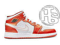 Женские кроссовки Air Jordan 1 Mid Metallic Electro Orange DM4229-800