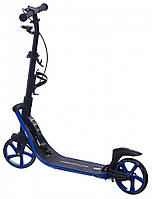 Самокат міський з LED-ліхтариком та підсклянником Maraton Concept Синій, Самокат з ручним гальмом