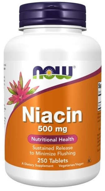 Now Foods Now Foods Niacin 500 mg 250 tabs вітамін b вітаміни та мінерали