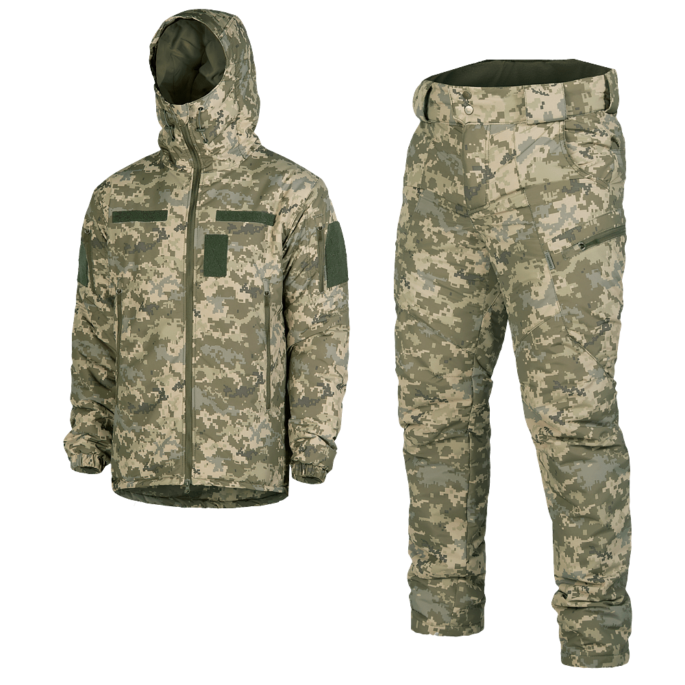 Костюм тактичний зимовий Cyclone Nordstorm ММ14 піксель, фото 1