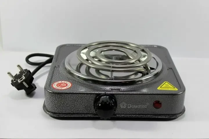 Портативная спиральная электроплита Domotec 5821MS | Мощная настольная плита - фото 5 - id-p1735568533