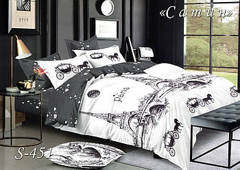 Комплект постільної білизни Тет-@-Тет євро S-451 з 4-ма наволочками в коробці
