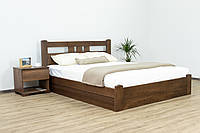 Двуспальная кровать Геракл с низким изножьем с подъемным механизмом