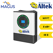Автономний інвертор Altek Atlas 8KW-48V (8 кВт 48В 1 фазний 2 MPPT), фото 3