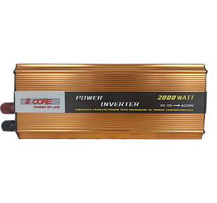 Перетворювач Інвертор 12V-220V 2000W 5 CORE