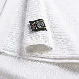 Якісний махровий рушник із гребінної бавовни. Жовте, фото 6