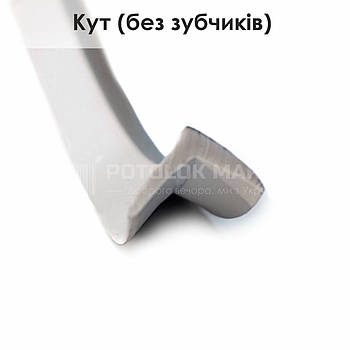 Вставка ПВХ "Кут" (без зубчиків)