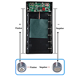 Powerbank 2 USB 6x21700 / 18650 / Корпус Повербанк з швидкою зарядкою + бездротова QC3.0 22.5W + 15W, фото 3