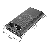 Powerbank 2 USB 6x21700 / 18650 / Корпус Повербанк з швидкою зарядкою + бездротова QC3.0 22.5W + 15W, фото 4