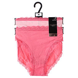 Трусики-сліп Manoukian Slips X2 Femme 2-pack XL coral/pink 13890784-2
