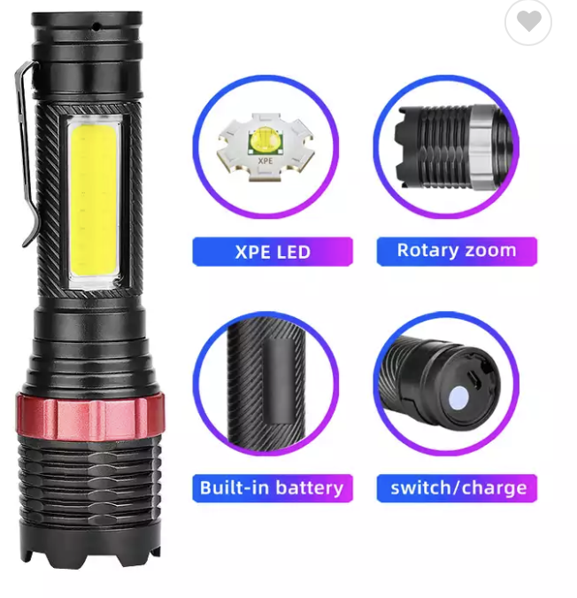 Ліхтар ручний Police BL-659 / XPE / zoom / microusb