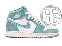 Женские кроссовки Air Jordan 1 Retro High Turbo Green 575441-311