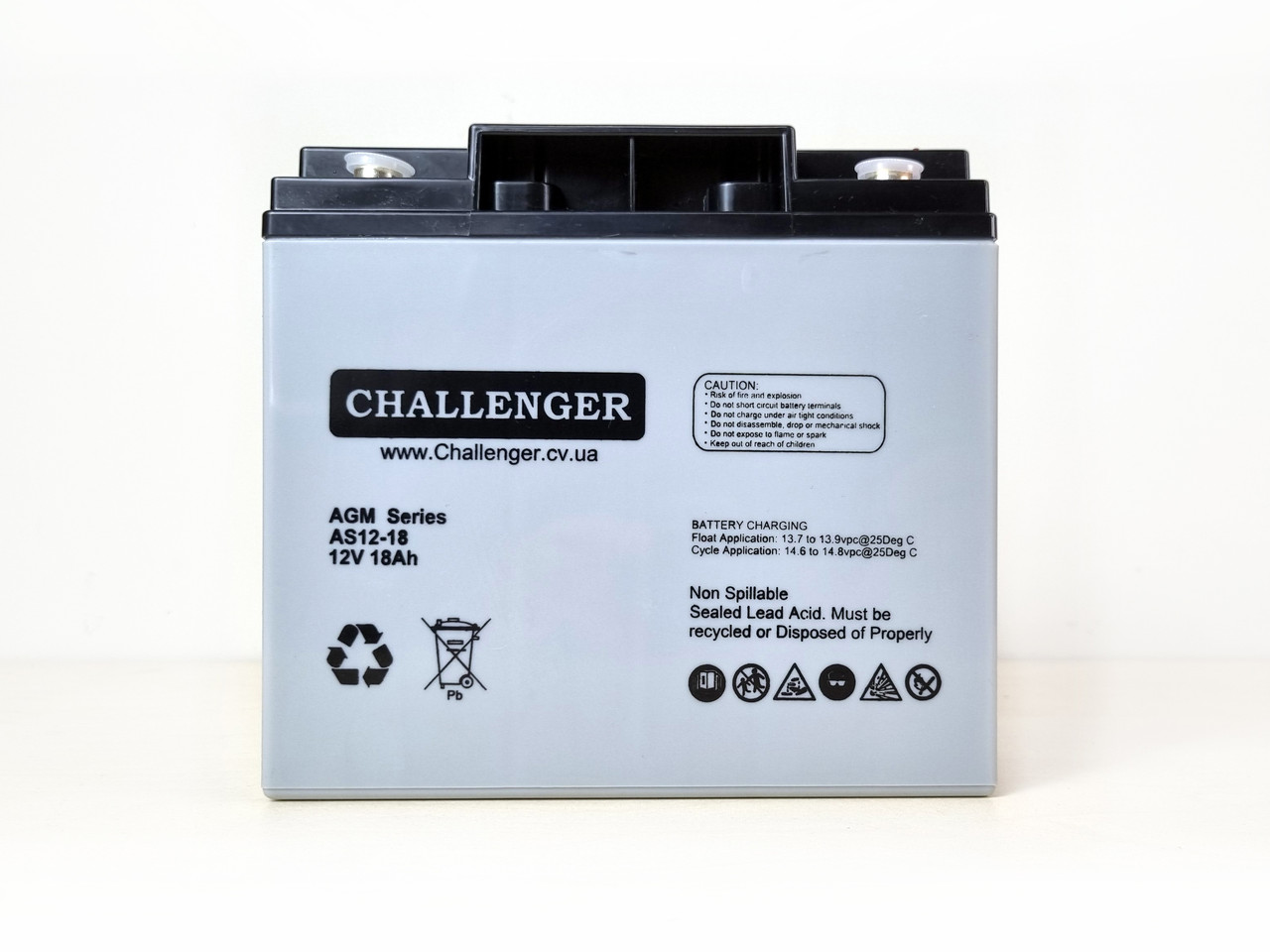 AGM аккумулятор Challenger AS12-18Ah 12V, фото 1