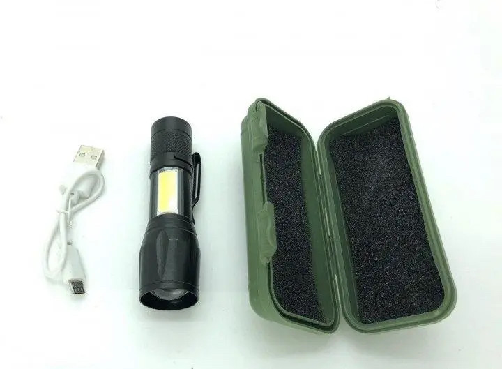 Світлодіодний фонарик ліхтар ліхтарик з с USB зарядкою фонарь bl 513 акумуляторний лед, фото 1
