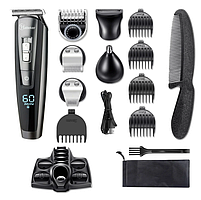 Тример для домашнього використання Hatteker Rechargeable Hair Trimmer Grooming Kit 5in1 (RFC-588), фото 4