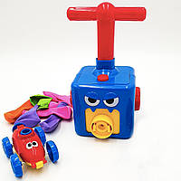 Аеромобіль balloon car машинка з кулькою Aerodynamics Reaction FORCE Printciple menu Інтерактивна іграшка