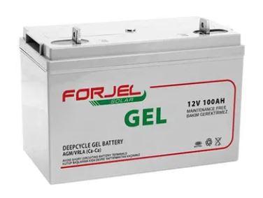 Акумулятор гелевий 100Ah 12v Deep Cycle для систем безперебійного живлення FORJEL (Туреччина), фото 1