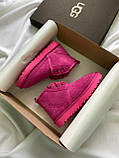 Черевики жіночі UGG Neumel Suede Neon Pink 10301, фото 4