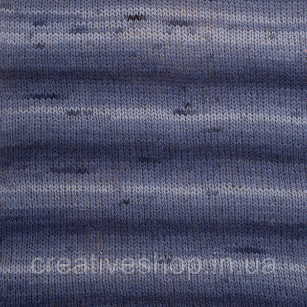 Пряжа Drops Fabel Long Print (колір 917 deep ocean)
