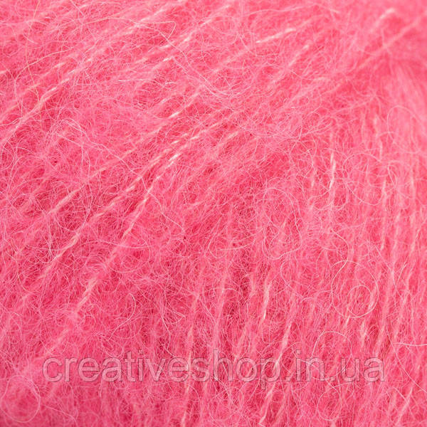 Пряжа Drops Brushed Alpaca Silk Uni colour (колір 31 hot pink)