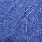 Пряжа Drops Brushed Alpaca Silk Uni colour (колір 26 cobalt blue), фото 4