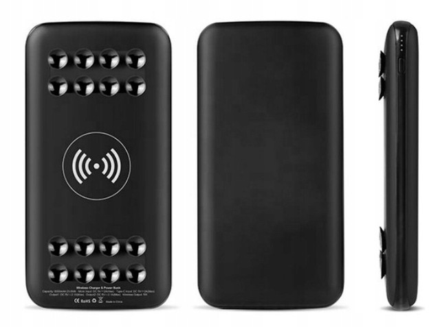 POWERBANK індукційний 10000 mAh Повер банк і бездротова зарядка ...