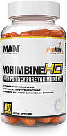 УЦЕНКА! MAN Sports, Yohimbine HCl 3 мг (60 капс.), йохимбин жиросжигатель, 30.06.2024