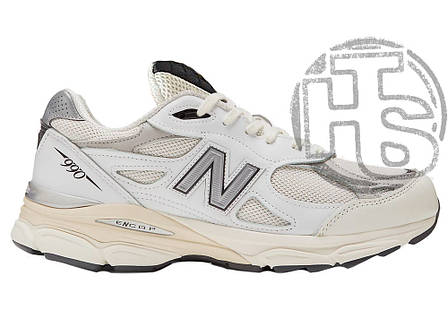 Чоловічі кросівки New Balance 990v3 White Grey "Sea Salt" M990AL3, фото 1