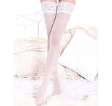 Панчохи на силіконі з ажуром, фото 3