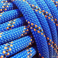 Мотузка поліамідна статична 10 мм синя