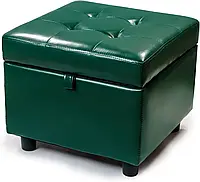 Банкетка с ящиком для хранения 50х50х47см цвет Зеленый. пуфик,пуфики,пуф ,банкетка с ящиком, пуфы под заказ
