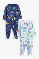 Комплект дитячий чоловічок із закритими ніжками новонародженого для хлопчика 0-56 см (1-2 M)