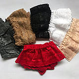 Панчохи на силіконі з ажуром, фото 7