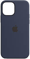 Силиконовый чехол iPhone 12 Pro Max Silicone Case Deep Navy