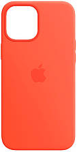 Силіконовий чохол iPhone 12/12 Pro Apple Silicone Case Electric Orange