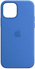 Силіконовий чохол iPhone 12/12 Pro Apple Silicone Case with MagSafe — Capri Blue