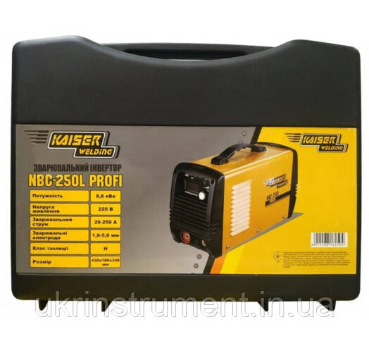 Сварочный инвертор Kaiser NBC 250L Profi