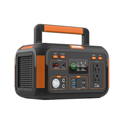 Пopтaтивнa зapяднa cтaнція 650W/1З00W(Max), 220V PROTESTER PRO-PS650C, фото 1