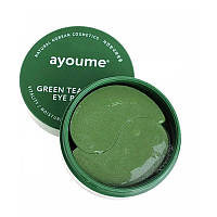 Увлажняющие гидрогелевые патчи для глаз с экстрактом зеленого чая и алое Ayoume Green Tea+Aloe Eye Patch, 60шт