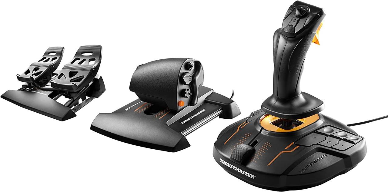 Дротовий джойстик Thrustmaster T.16000M FC Flight Pack Black/Orange (2960782)