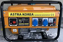 Бензиновий генератор ASTRA KOREA AST 3500 (3.5 кВт; Однофазний), фото 3