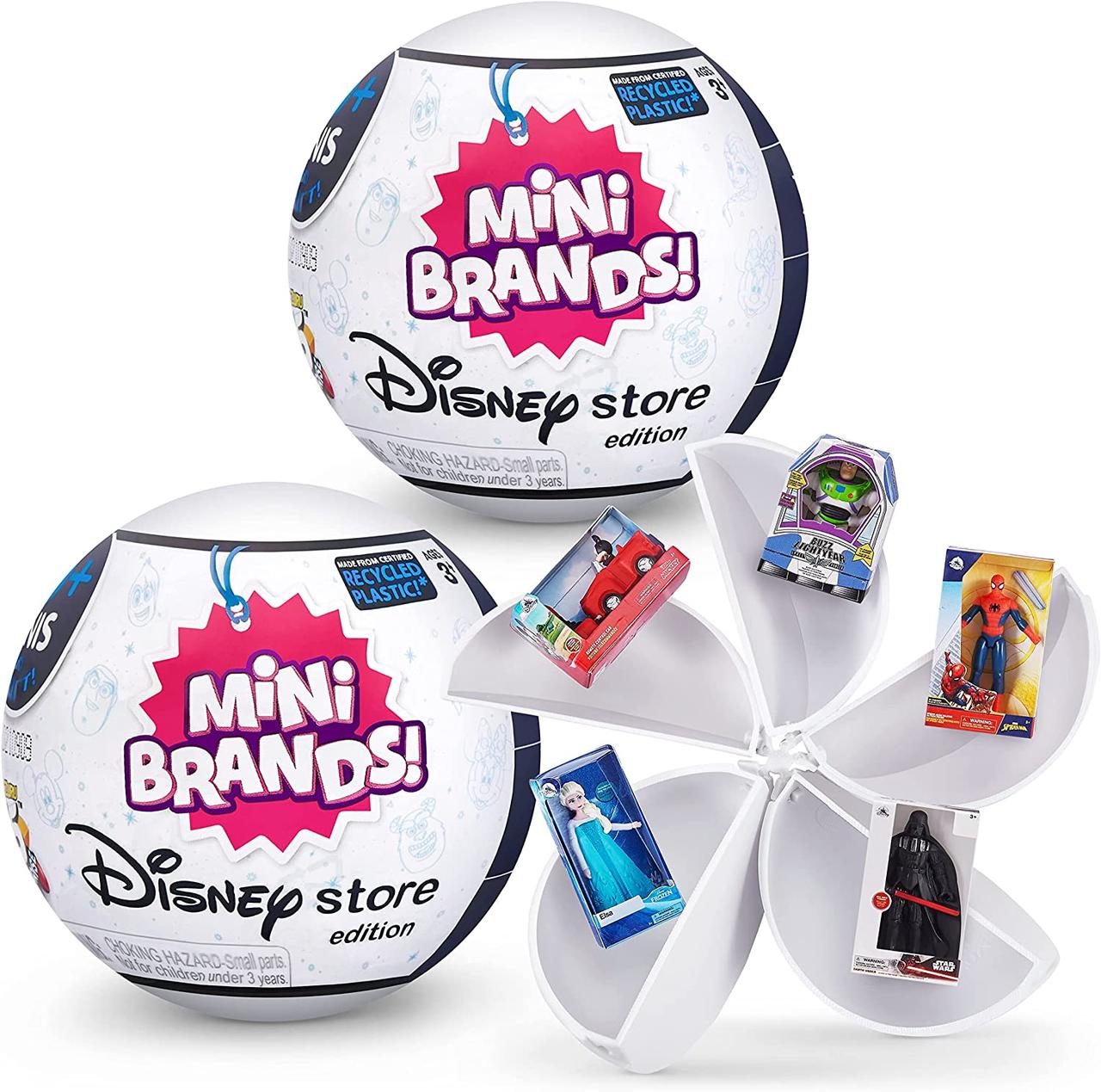 Набір 2 кульки міні іграшки Дісней 5 Surprise Disney Mini Brands Collectible Toys by ZURU