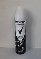 Жіночій дезодорант спрей Rexona Invisible on black + white 150 мл.