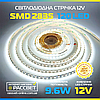 Світлодіодна стрічка 12В Tasma LED Light Polska 120LED/m SMD2835 12V IP20 9,6 Вт/м 600Lm 6500K біла холодна, фото 3