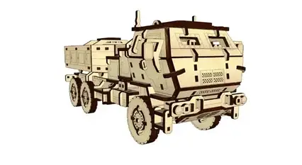 3D пазли PAZLY дерев'яний конструктор HIMARS