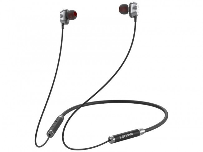Lenovo Moving-Coil Wireless Bluetooth Headset HE08 Black