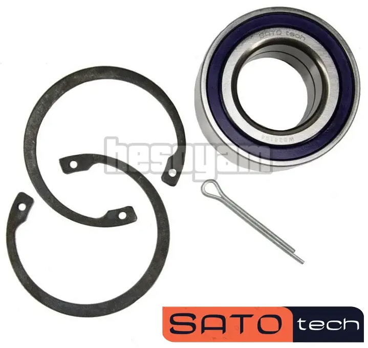 Підшипник передньої маточини Nexia, Vectra A, Astra F, Corsa A (90486458) SATO tech WB24104, фото 1